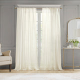 Croscill Classics Cornelli Glam/Luxury Embroidery Curtain Panel (Single) CCL40-0055 Ivory