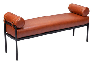 Barrow Bench Brown 110179 Zuo Modern