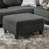 Christopher Knight Home® - Noble House - Zahra Contemporary Tufted Fabric Ottoman