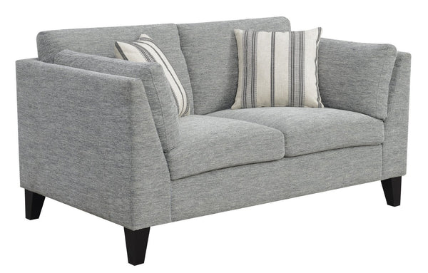 English Elm Wallace & Bay - Gray Loveseat – Urban Contemporary Design, Durable Upholstery, Perfect For Small Spaces & Comfort B361P384461-GIGA