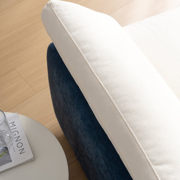 English Elm 50*43" Oversized Chenille Armchair - Deep Seat Accent Chair With Pillows For Style & Comfort N723P235042C-GIGA