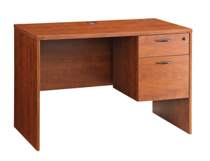 OSP Home Furnishings Lodi Modular Desk Shell with Cord Management and Scratch Resistant Laminate Work Surface 45X24 LOD-22-URB