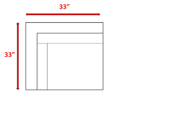 English Elm 33" Corner Wedge Fully Assembled Outdoor Sectional Piece with HDPE Wicker, Rust-Free Frame, Cushions B120P352209