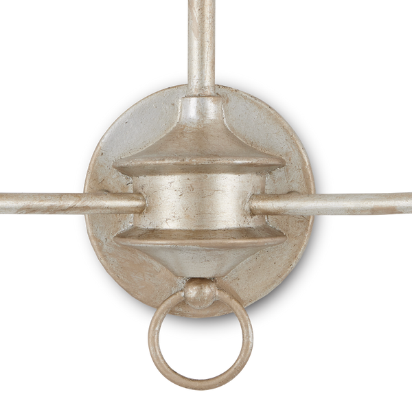 Nottaway Champagne Wall Sconce - Elegant Wrought Iron Fixture for Traditional & Transitional Spaces