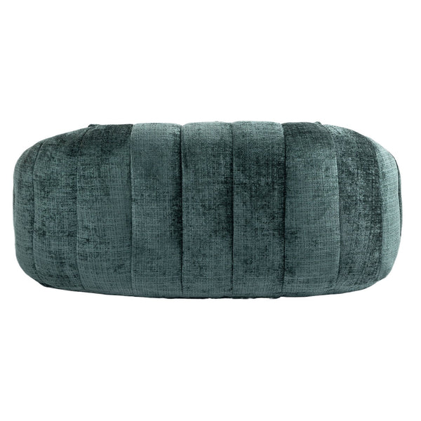 English Elm Bean Bean Bag Sofa High-Density Memory Foam Two-Seater Lounger High Back Chenille Cozy Support Emerald W395P181435