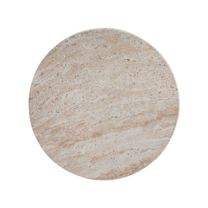 English Elm Christopher Knight Home® - Outdoor/Indoor Lightweight Concrete Side Table - Versatile Beige Travertine Accent For Any Space N773P253794Z