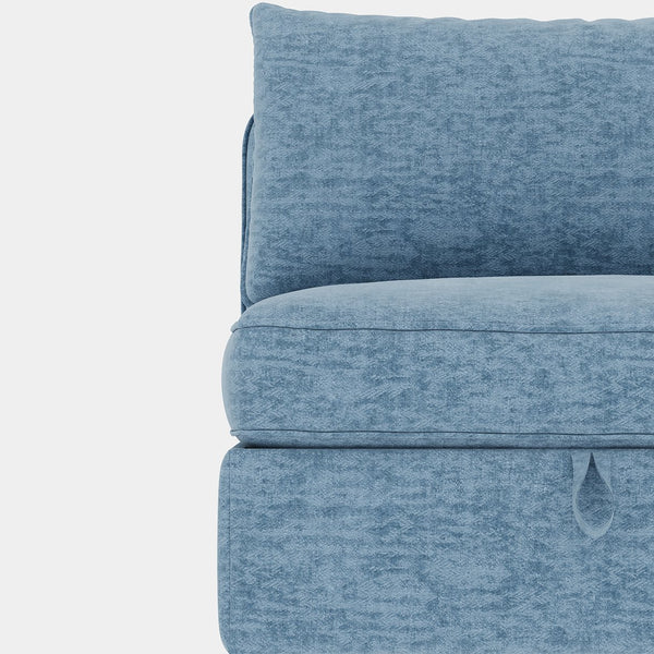 English Elm Modular Sectional Sofa - Versatile Chenille Sleeper With Storage, Flexible Design For Any Space W680S00017