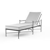 Provence Chaise Lounge in Canvas Natural w/ Contrast Spectrum Carbon Welt SW3201-9-5404 Sunset West