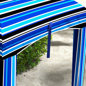 English Elm Outsunny 5.9' Portable Beach Umbrella Cabana With Walls & Vents - Ultimate Sun Protection & Privacy W2225P174270-GIGA