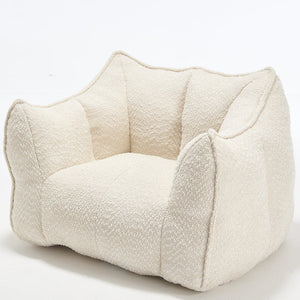 English Elm Sofa plush beanbag chair with superfiber cover and resilient foam filling for ultimate home comfort and relaxation Beige W1996P252264