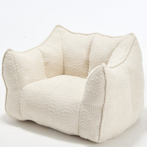 English Elm Sofa plush beanbag chair with superfiber cover and resilient foam filling for ultimate home comfort and relaxation Beige W1996P252264