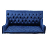 Christopher Knight Home® - Noble House - Leora Modern Glam Tufted Velvet Wingback Loveseat