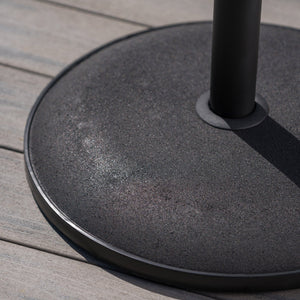 English Elm Christopher Knight Home® - UM-HOLDER concrete umbrella base 33 lbs for up to 5 ft umbrellas, durable iron support, stable outdoor anchor Black 54757.00