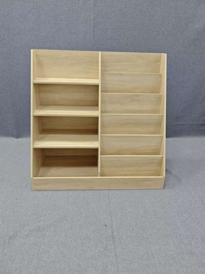 English Elm Kids Multifunctional 4-Tier Bookshelf Toy Storage Organizer - Natural MDF Bookcase with Tip-Over Restraint W808P343945