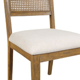 OSP Home Furnishings Alaina Cane Back Dining Chair  - Set of 2 Linen