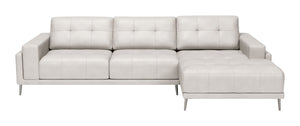 Bliss RAF Chaise Sectional Beige 110370 Zuo Modern