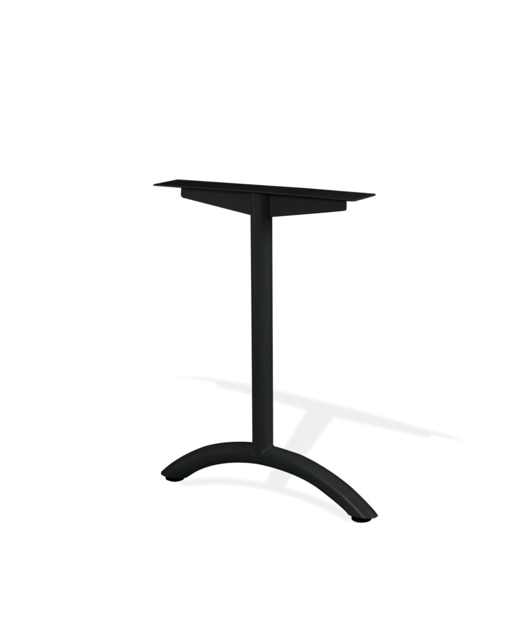 OSP Home Furnishings Pace Tables Sturdy Support Leg Durable Commercial and Residential Modern Base T-Arc PAC-LEGTARC-BLK