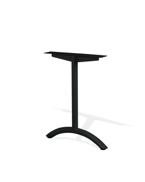 OSP Home Furnishings Pace Tables Sturdy Support Leg Durable Commercial and Residential Modern Base T-Arc PAC-LEGTARC-BLK