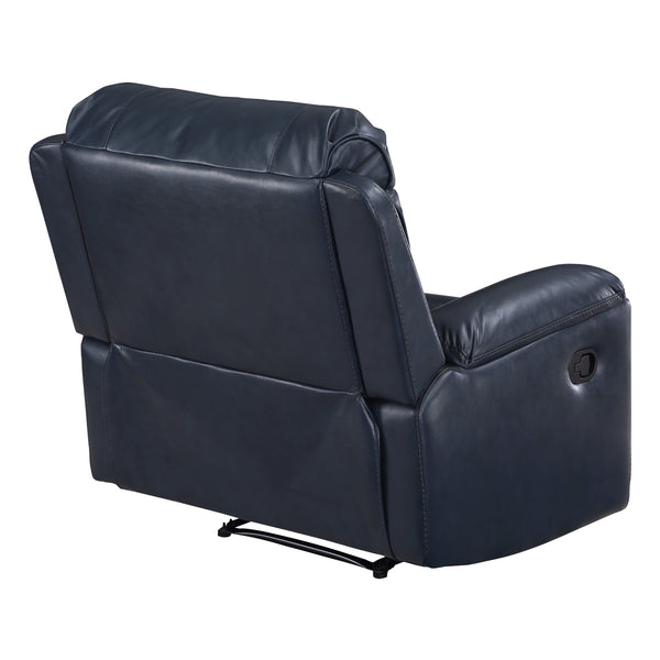 OSP Home Furnishings Santiago Recliner  Navy