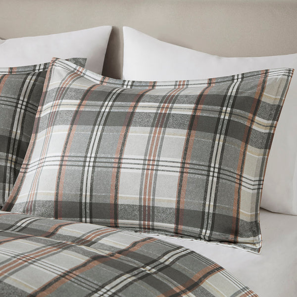 JLA Home Intelligent Design - Plaid Timeless Comforter Set with Hypoallergenic Fill, OEKO-TEX Fabric, Antimicrobial Finish, Machine Washable 90 L x 90 W x 1H ID10-2333