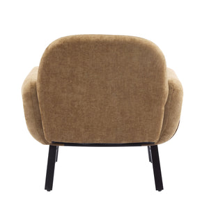 English Elm Christopher Knight Home® - Audrey Ergonomic Armchair with Plush Cushion and Solid Wood Frame for Stylish, Durable Comfort Tan 33.25 L x 29.75 W x 16.75 H N776P291712T