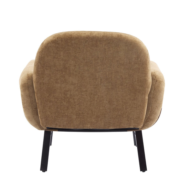 English Elm Christopher Knight Home® - Audrey Ergonomic Armchair with Plush Cushion and Solid Wood Frame for Stylish, Durable Comfort Tan 33.25 L x 29.75 W x 16.75 H N776P291712T