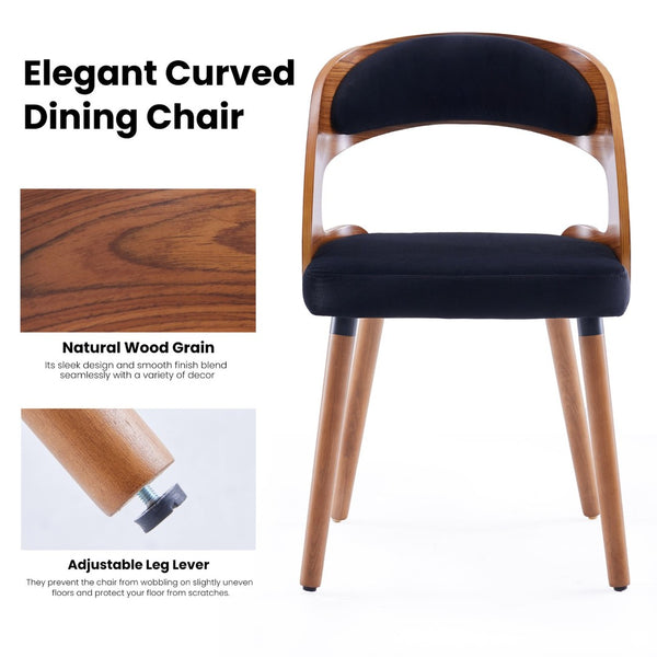 English Elm Swivel Counter Stools Set of 2 Rattan Back Pu Seat Mid Century Wood Frame Kitchen Black T3623P433537