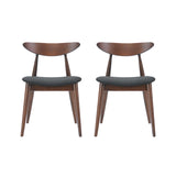 Christopher Knight Home® - Noble House - Barron Mid-Century Modern Dining Chairs - Set of 2