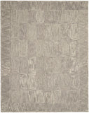 Nourison Vail VAI04 Handmade Tufted No Border Indoor Only Modern  Rug Grey, Grey 100% Wool 99446794703