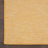 Nourison Positano POS01 Machine Made Power-loomed No Border Indoor/Outdoor Modern Outdoor Rug Yellow, Yellow 100% Polypropylene 99446791139