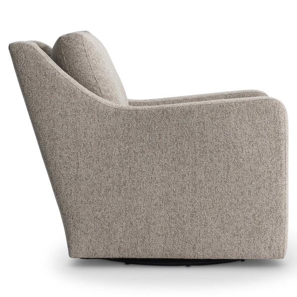 Bernhardt Bernhardt Ventura Fabric Swivel Chair With Deep Cushion, Refined Curves & Smooth 360° Base For Living Rooms - Made to Order P3502SA