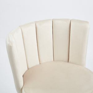 English Elm 1+4,5Pieces Mid-Century Dining Set With Glass Top & Gold Metal Legs - Stylish 5-Piece Table & Chairs W234S00092