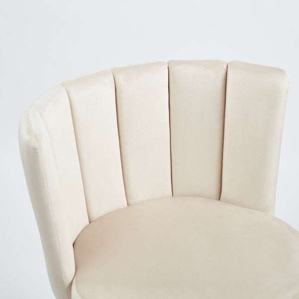 English Elm 1+4,5Pieces Mid-Century Dining Set With Glass Top & Gold Metal Legs - Stylish 5-Piece Table & Chairs W234S00092