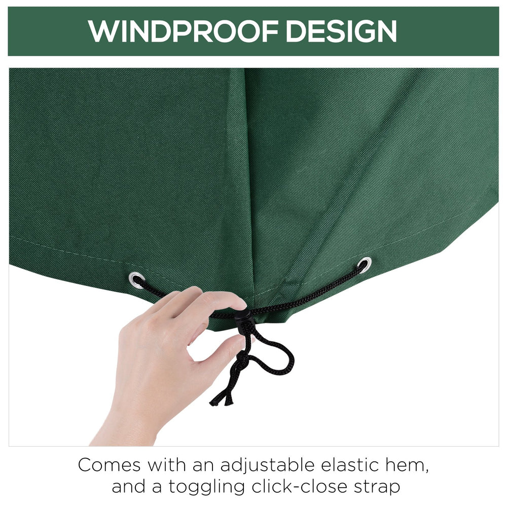 English Elm Weatherproof Oxford Fabric Sectional Patio Cover Uv Rain Snow Guard for Outdoor Sets T3971P383064