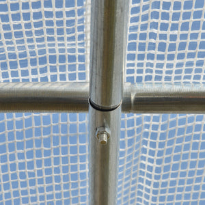 English Elm Outsunny Walk-in Tunnel Greenhouse Steel Frame Anti-tear Pe Cover Ventilated Garden W2225P217792