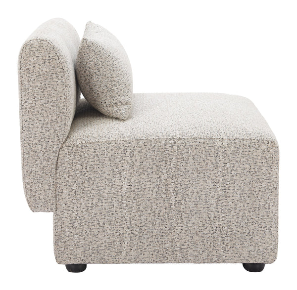 Zuo Modern Simu Corner Chair - Chic Modern Design With High-quality Materials For Stylish Home Decor Solutions Gray 100% Polyester,Elm Wood 110432-zuo-modern