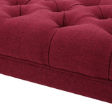 Christopher Knight Home® - Noble House - Scarlett Tufted Fabric Ottoman Bench