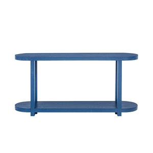 English Elm U_Style Modern Minimalist Ash Veneer Console Table For Entryways, Living Rooms, And Hallways Decor N711P241273V-GIGA
