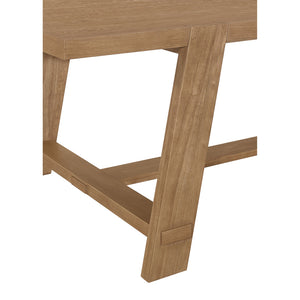 English Elm Gavilon 5-Piece Dining Table Set – Rustic Farmhouse Charm With Blue-Gray Upholstered Chairs B062S01222