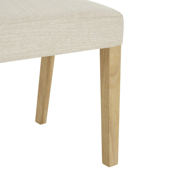 English Elm Hand-woven Rattan Back Dining Chairs Rubberwood Frame Upholstered Armchair Set of 2 Beige+Natural N768P381887N