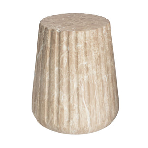 English Elm Christopher Knight Home® - Outdoor Cleme Carved Side Table - Elegant Gold Accent For Indoor/Outdoor Use, Versatile & Durable N773P283510G