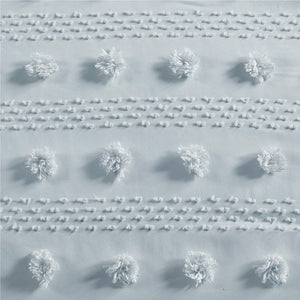 English Elm King/Cal jacquard comforter set with antimicrobial brushed microfiber reverse, bar-tack stitching, cozy luxury Blue 18.9 L x 9.84 W x 9.84 H B035P203266