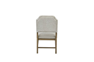 English Elm Upholstered Chair with Hickory Veneer Cashew Finish, Polyester Fabric Comfort, Stylish Backrest Almond 44 L x 24.75 W x 17 H B2699P383810