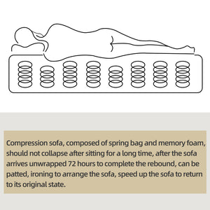 English Elm 104.32*70.86 Modular Sectional Sofa Sleeper - Customizable White Couch With Chaise & Ottoman Set W1829S00044