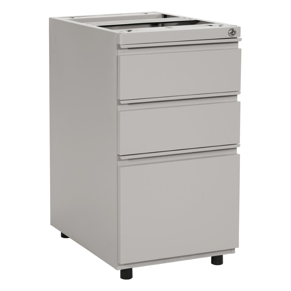 OSP Home Furnishings 22" Open Top Office Pedestal with Box File Drawers and Ball Bearing Slides PTO22BBF-HF