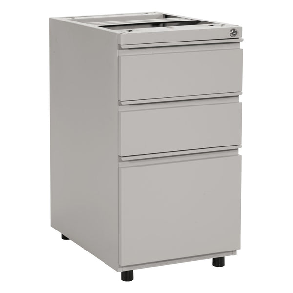 OSP Home Furnishings 22" Open Top Office Pedestal with Box File Drawers and Ball Bearing Slides PTO22BBF-HF