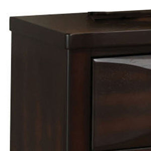 English Elm Espresso 2-Drawer Nightstand