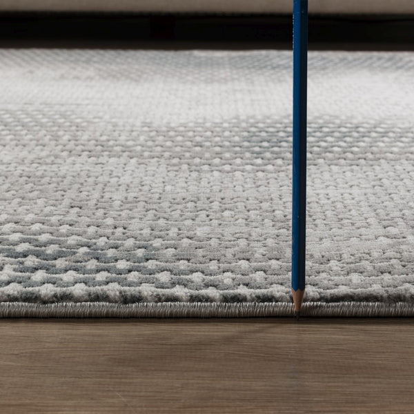 English Elm Geometrix 5'3" X 7'3" Geometric Area Rug - Soft, Stain-Resistant, Kid & Pet-Friendly, Gray & Ivory B186P316811