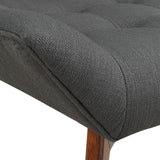 OSP Home Furnishings Shelly Tufted Chair Charcoal