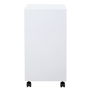OSP Home Furnishings Metal File Cabinet White
